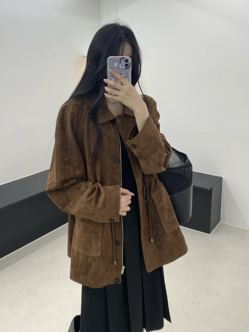 BOHEME韓國代購女裝新款休閑真品熱賣職業推薦時尚夾克拉絨BOHEME夾克