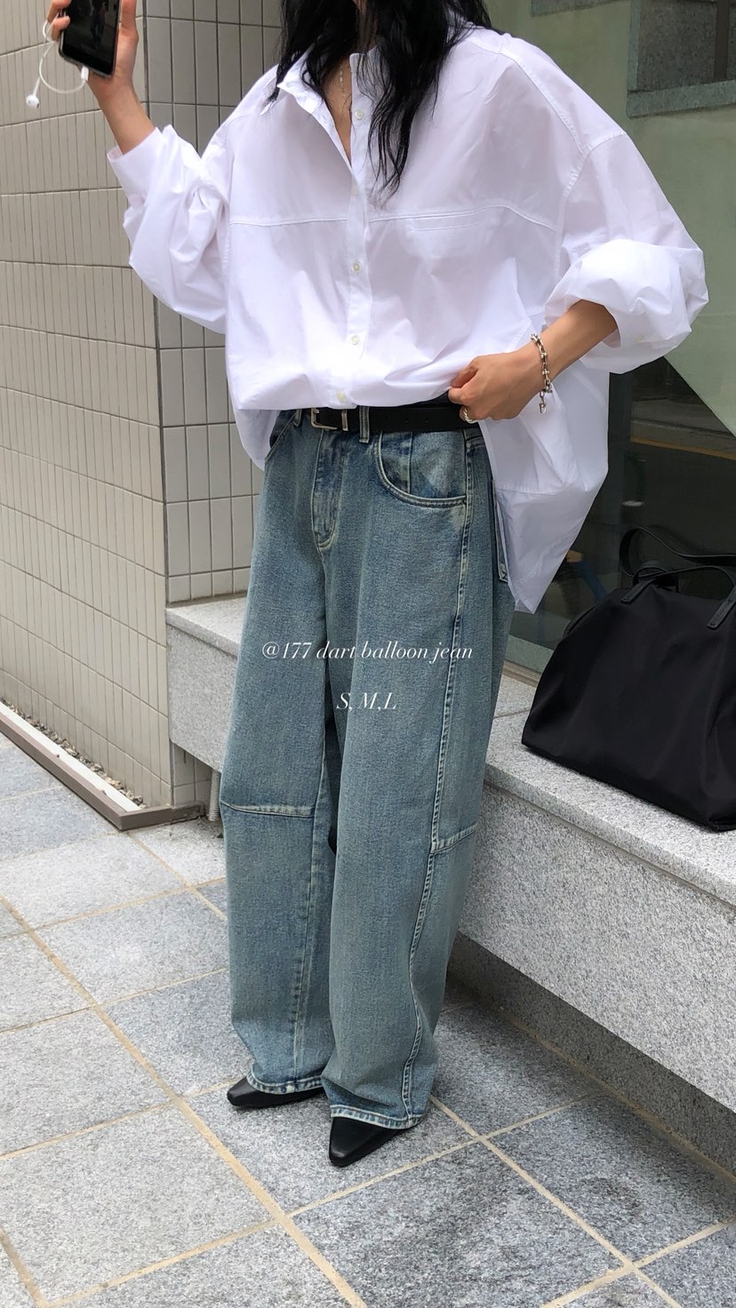 OVER RICH東大門代購女裝新品時尚推薦休閑熱賣職業牛仔褲OVER RICH牛仔褲