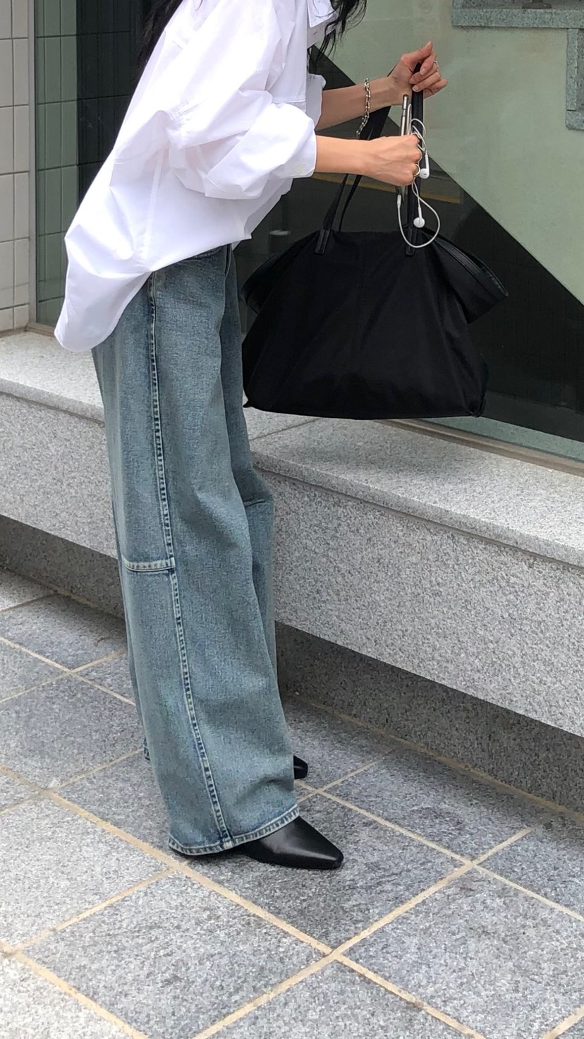 OVER RICH東大門代購女裝新品時尚推薦休閑熱賣職業牛仔褲OVER RICH牛仔褲