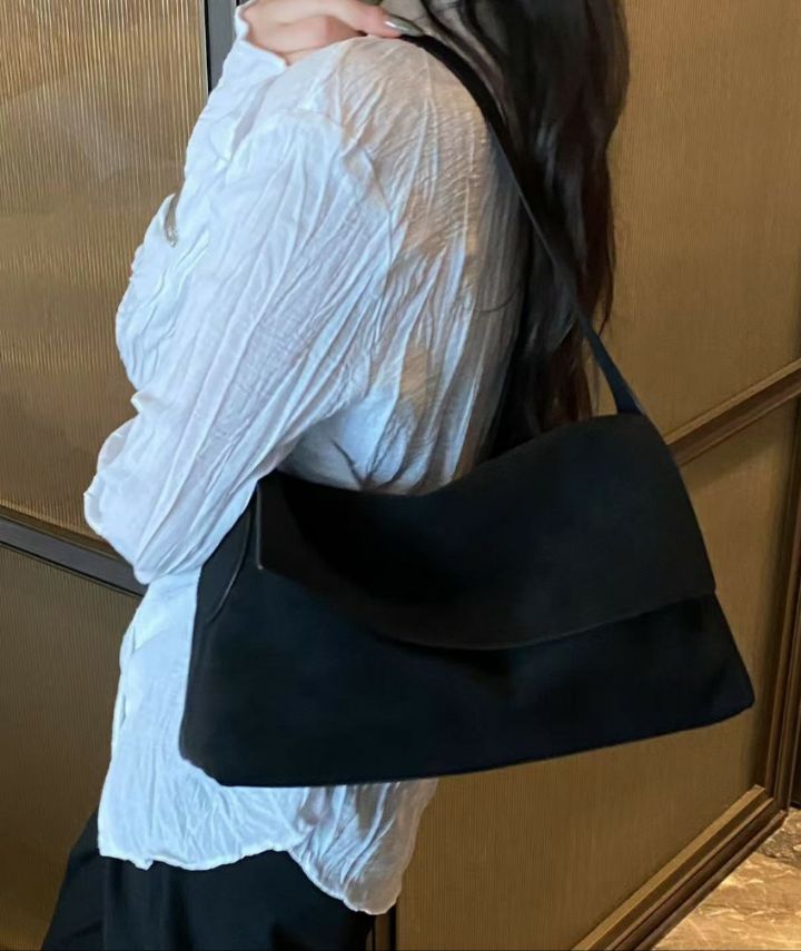 TROUVAILLE韓國代購女裝新品真品人氣職業單肩斜跨包麂皮TROUVAILLE單肩/斜跨包