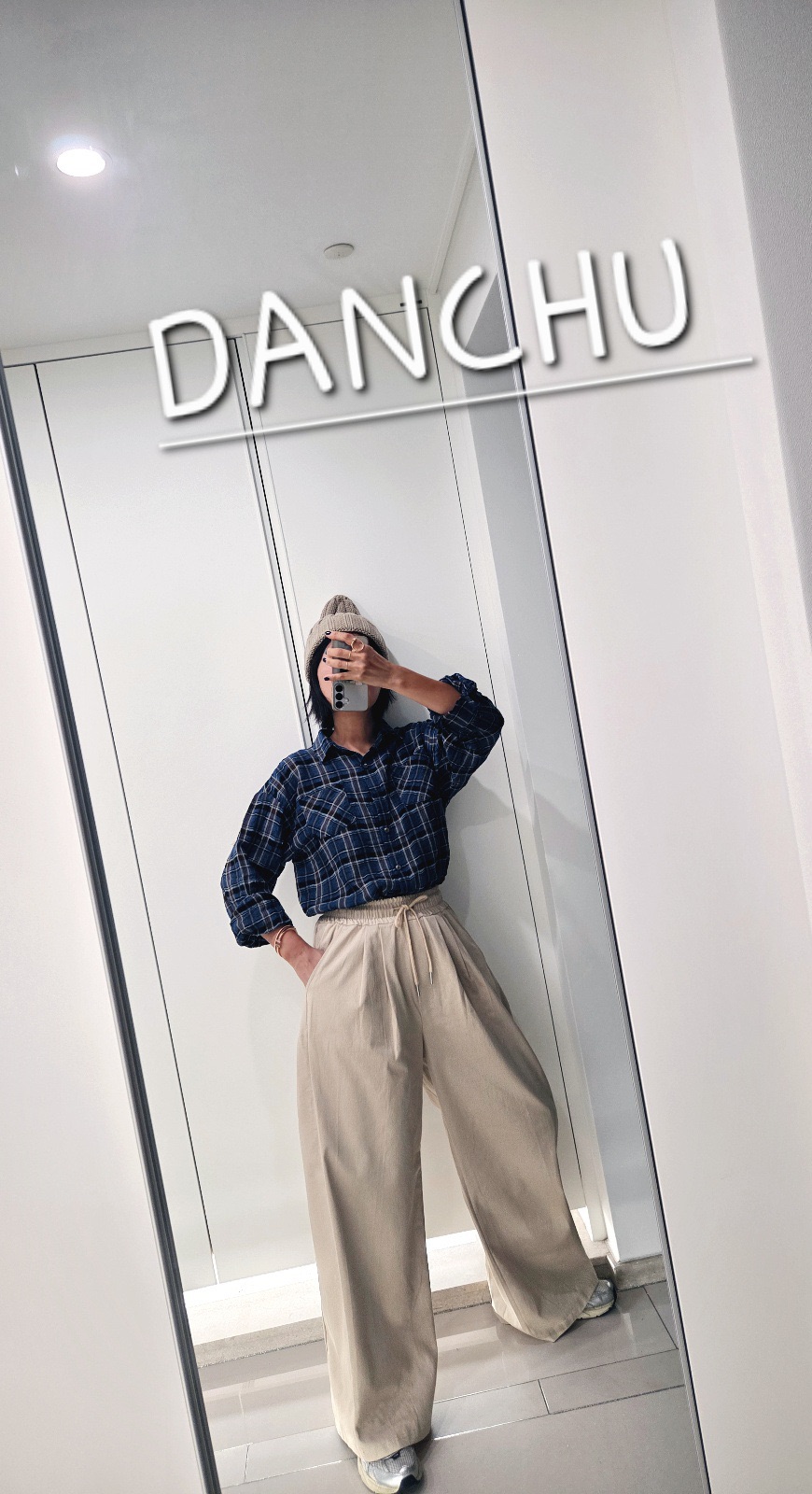 DANCHU東大門實拍女裝新款人氣熱賣時尚休閑襯衫蕾絲衫格子DANCHU襯衫/蕾絲衫
