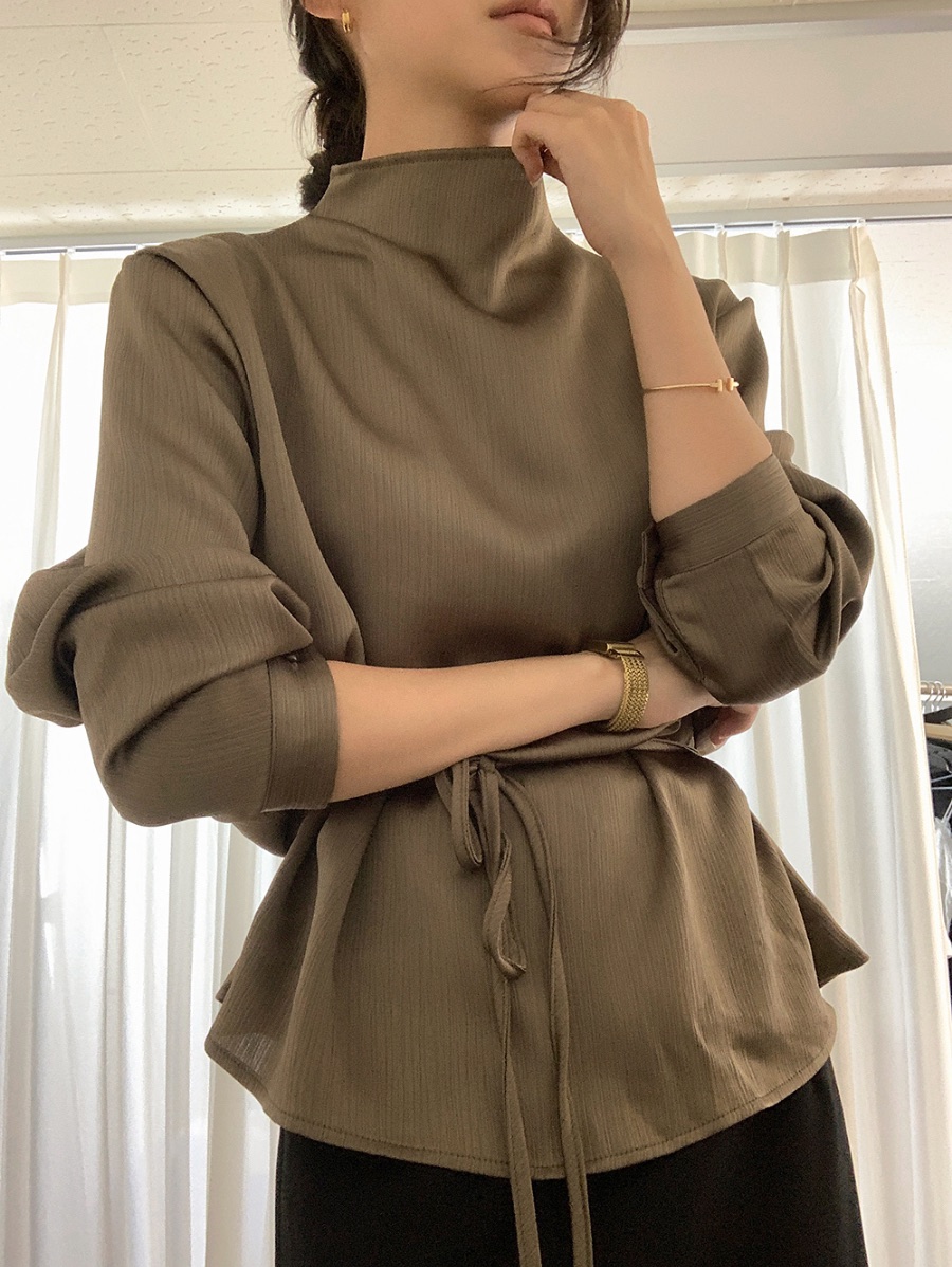 FRILL-T/DADA東大門直郵女士新品時尚襯衫蕾絲衫兩面穿雙面FRILL-T/DADA襯衫/蕾絲衫