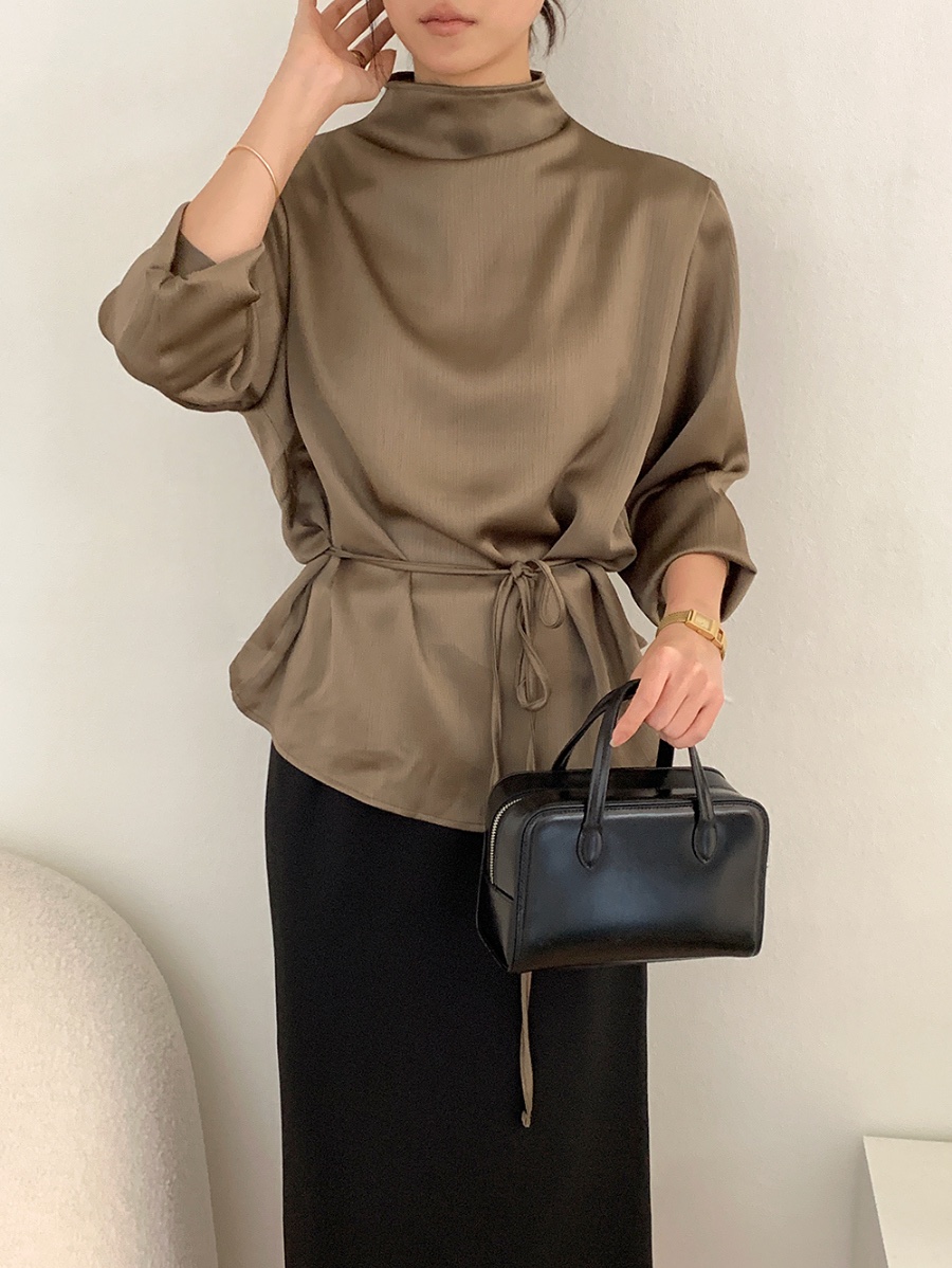 FRILL-T/DADA東大門直郵女士新品時尚襯衫蕾絲衫兩面穿雙面FRILL-T/DADA襯衫/蕾絲衫