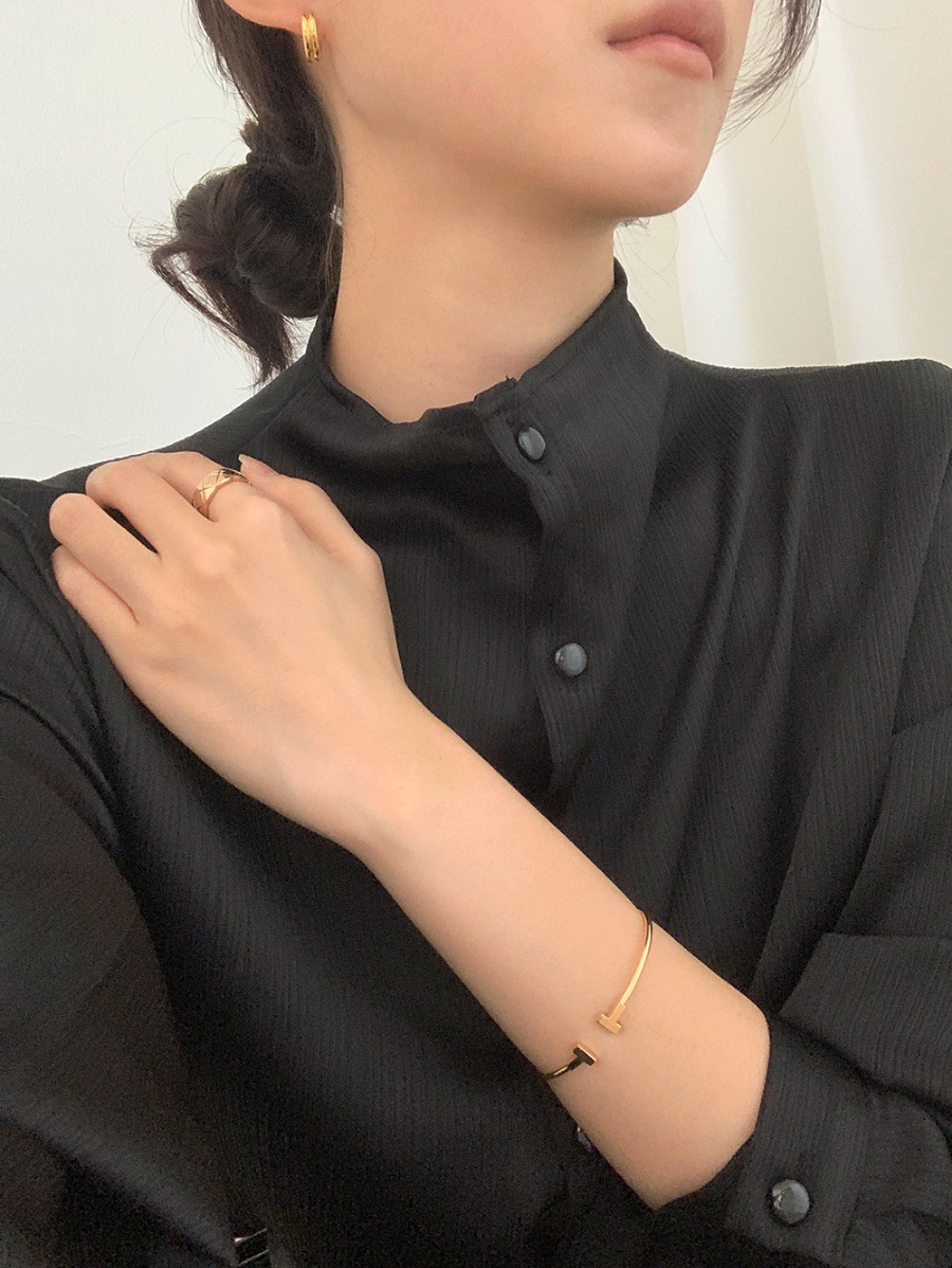 FRILL-T/DADA東大門直郵女士新品時尚襯衫蕾絲衫兩面穿雙面FRILL-T/DADA襯衫/蕾絲衫