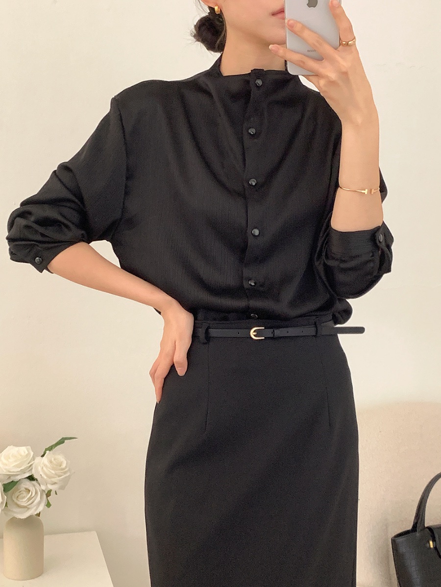 FRILL-T/DADA東大門直郵女士新品時尚襯衫蕾絲衫兩面穿雙面FRILL-T/DADA襯衫/蕾絲衫圖色2