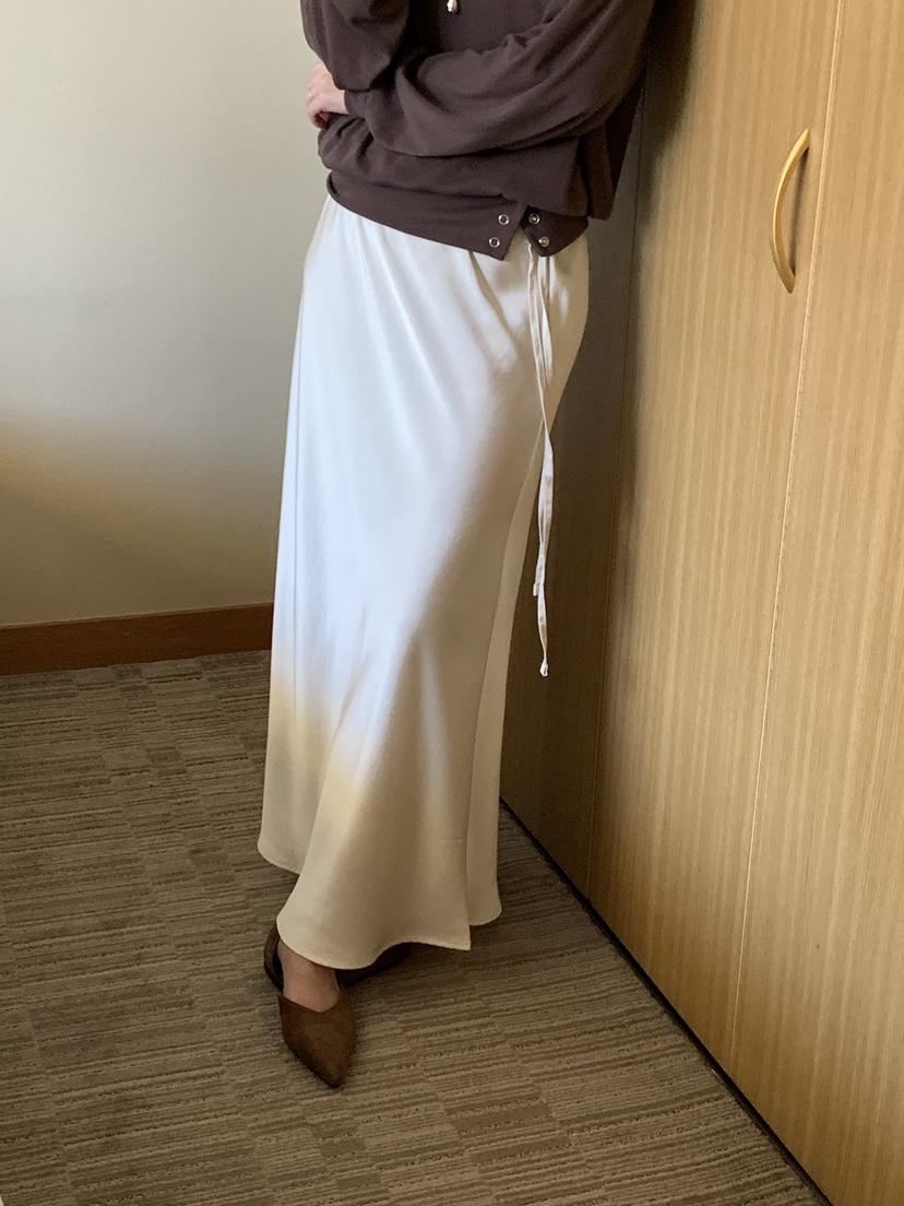FRILL-T/DADA韓國直郵女士新品熱賣真品休閑推薦人氣長裙FRILL-T/DADA長裙