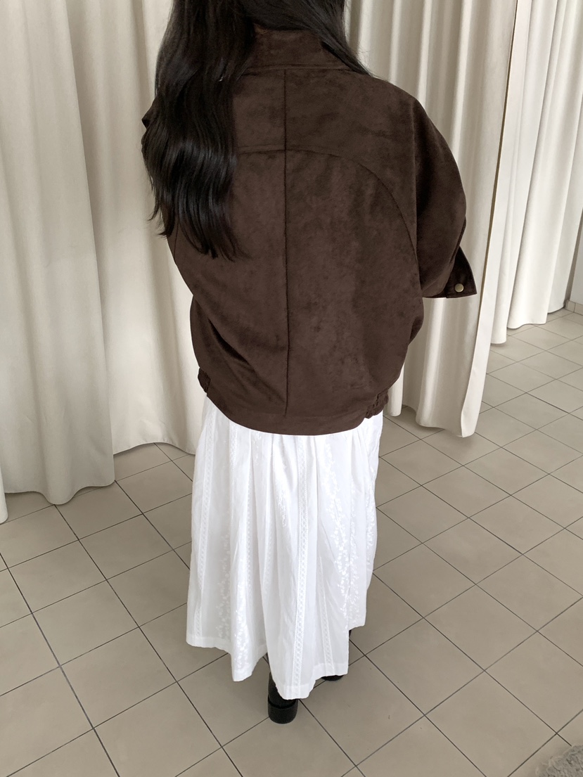 FRILL-T/DADA東大門直郵女裝新款休閑熱賣推薦夾克麂皮FRILL-T/DADA夾克