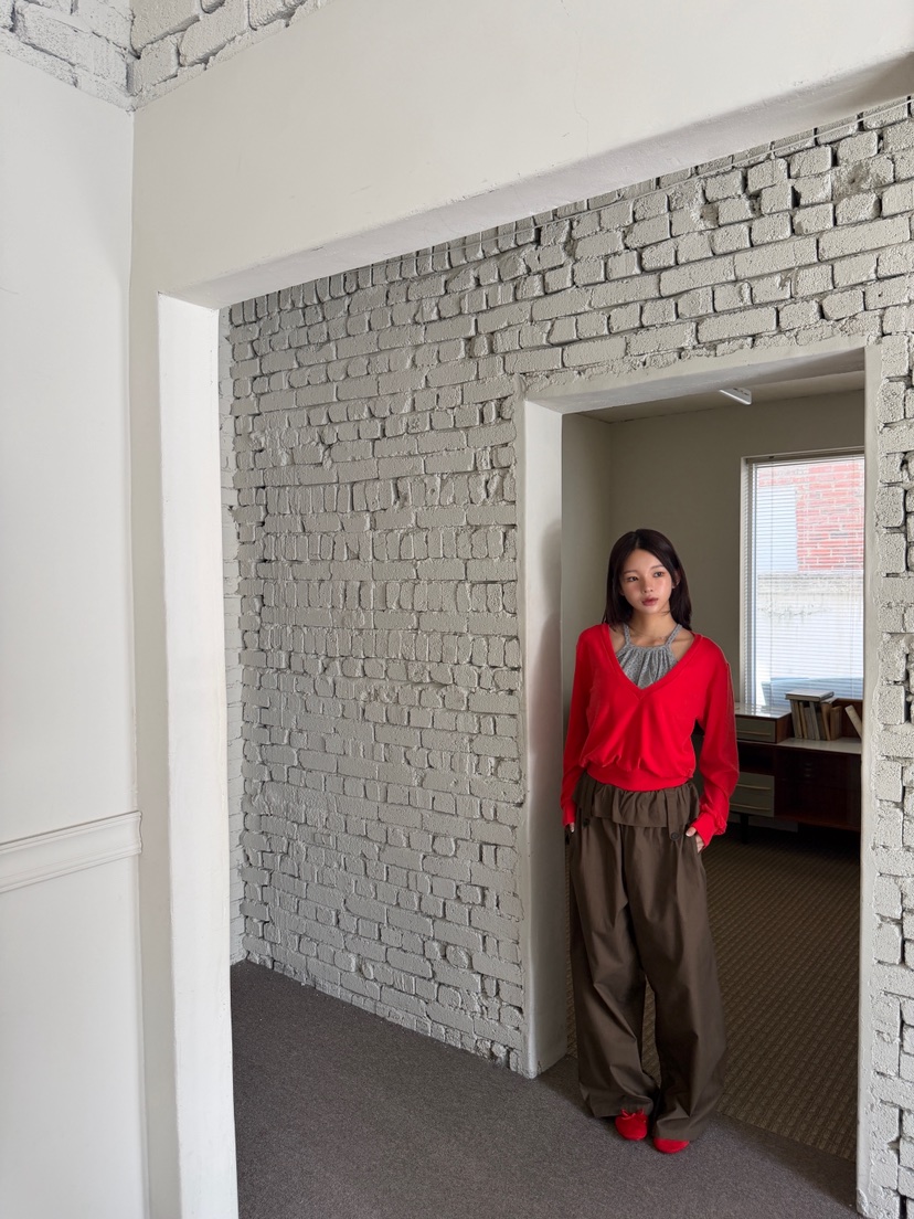 MARKE-P韓國代購女裝新款人氣真品休閑推薦時尚休閑褲條紋MARKE-P休閑褲