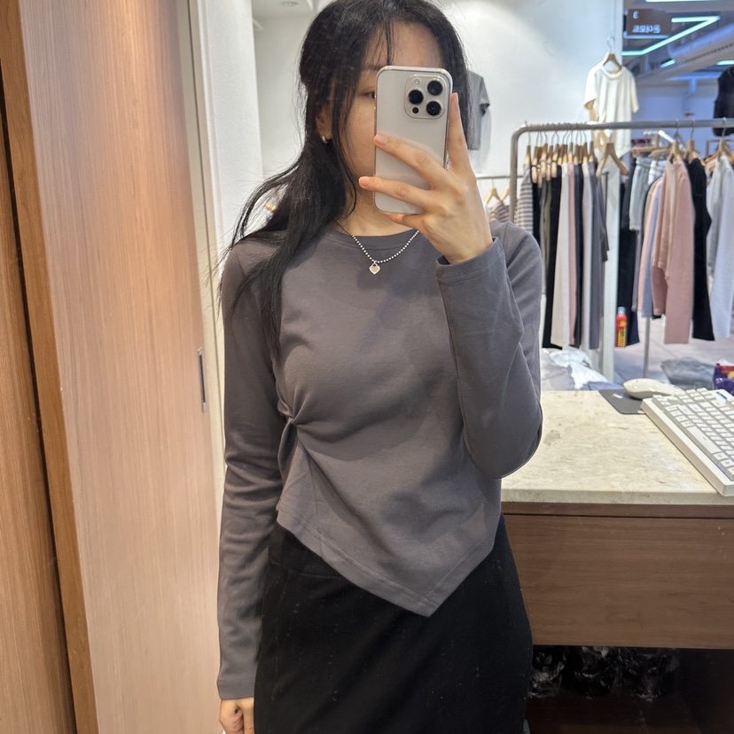 ON THE MODE東大門代購女裝新品推薦人氣真品熱賣長袖T恤ON THE MODE長袖T恤