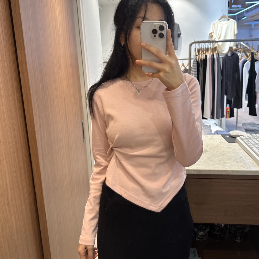 ON THE MODE東大門代購女裝新品推薦人氣真品熱賣長袖T恤ON THE MODE長袖T恤