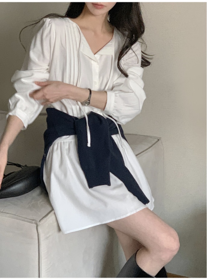 FRILL-T/DADA東大門實拍女士新品休閑時尚真品連衣裙褶裥FRILL-T/DADA連衣裙