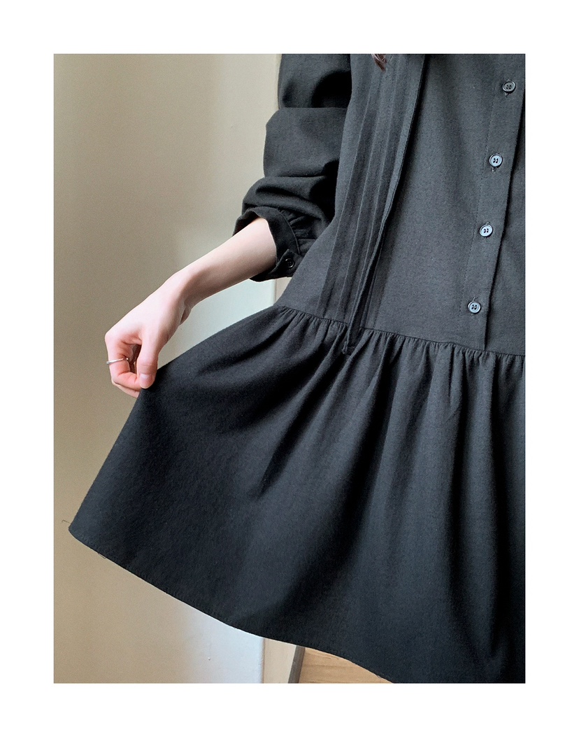 FRILL-T/DADA東大門實拍女士新品休閑時尚真品連衣裙褶裥FRILL-T/DADA連衣裙