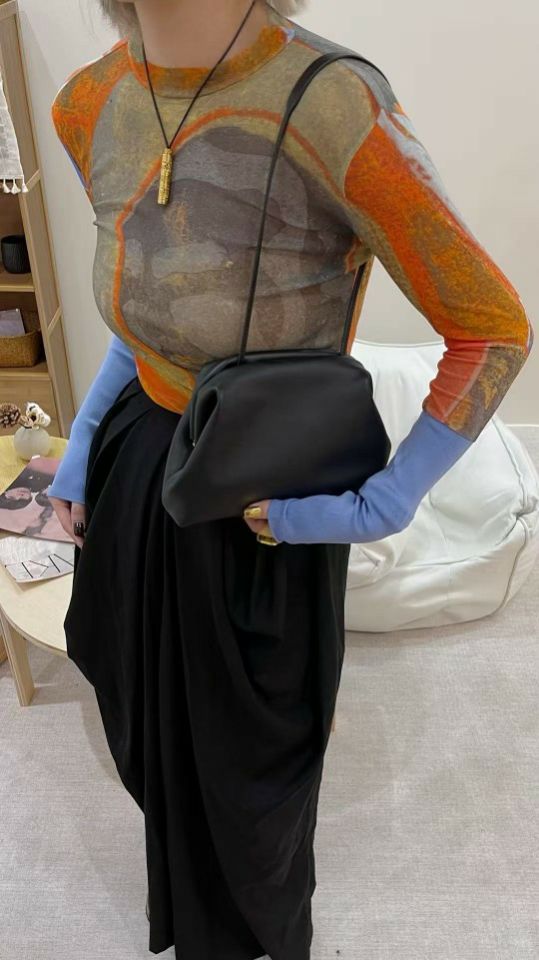TROUVAILLE東大門代購女裝新品人氣推薦單肩斜跨包皮革羊皮TROUVAILLE單肩/斜跨包