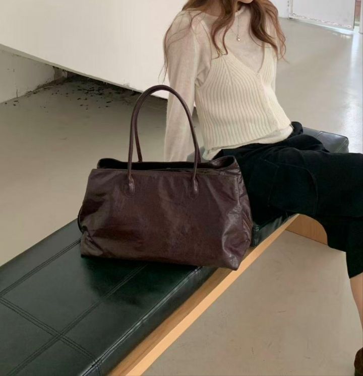 TROUVAILLE東大門實拍女裝新款人氣時尚休閑推薦單肩斜跨包TROUVAILLE單肩/斜跨包