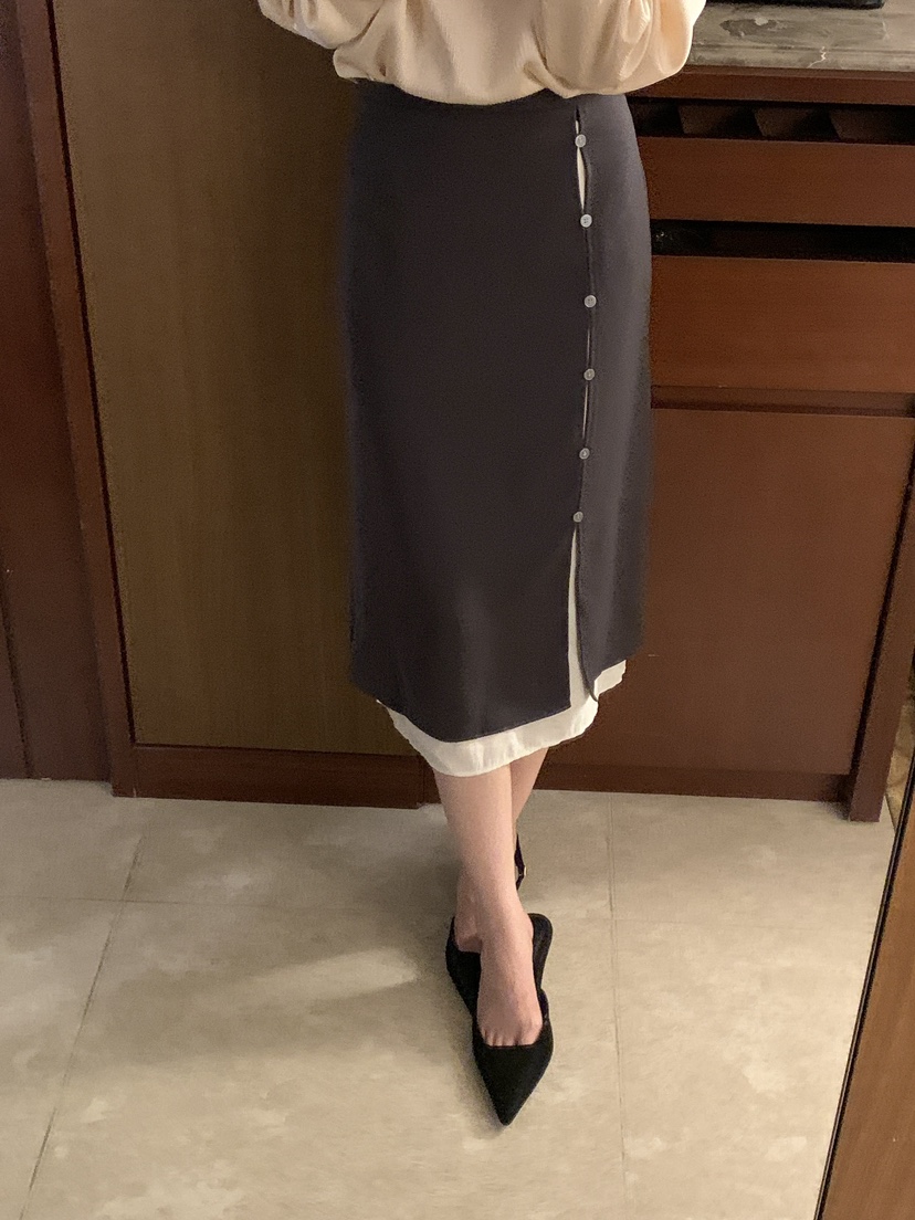 FRILL-T/DADA東大門直郵女士新品人氣休閑半身裙中短裙FRILL-T/DADA半身裙/中短裙