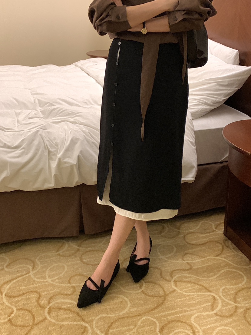 FRILL-T/DADA東大門直郵女士新品人氣休閑半身裙中短裙FRILL-T/DADA半身裙/中短裙