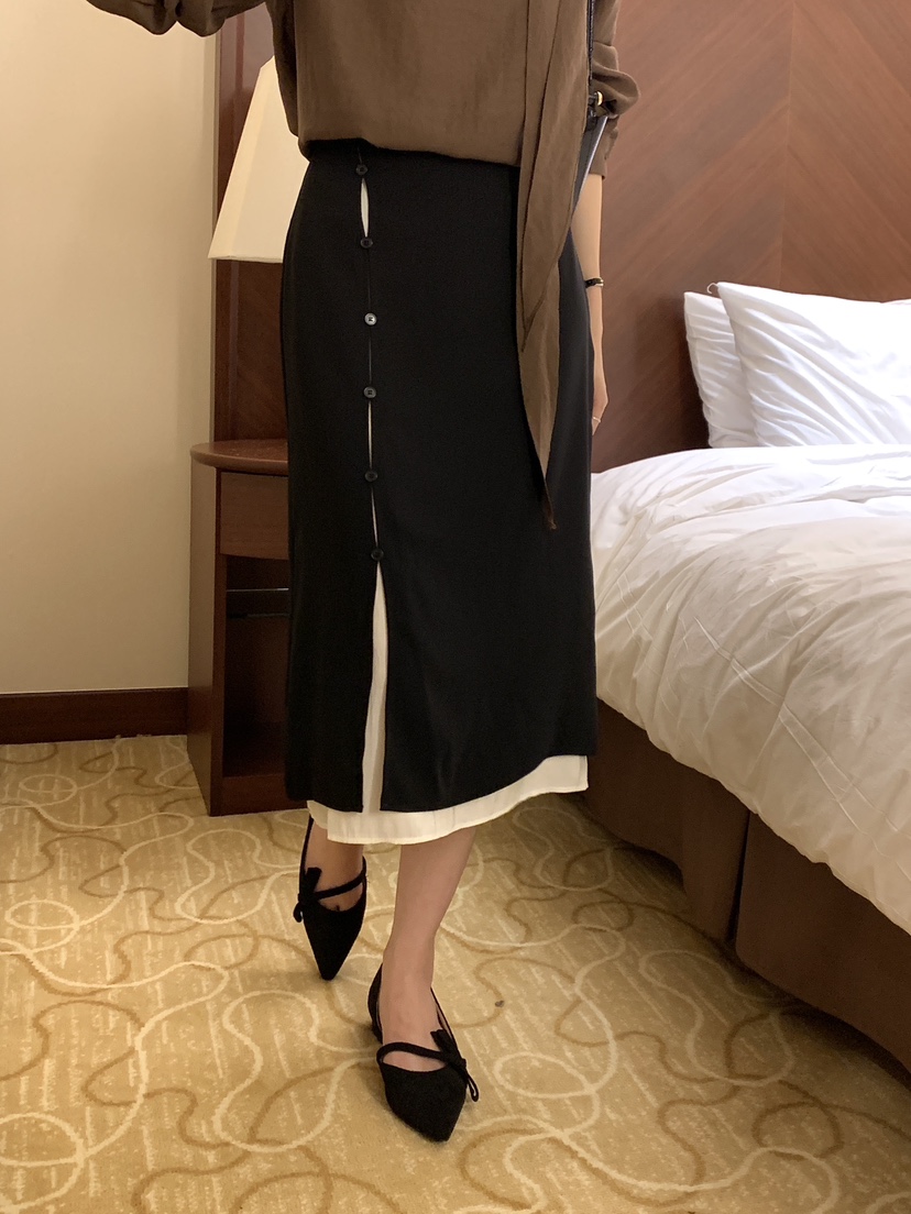 FRILL-T/DADA東大門直郵女士新品人氣休閑半身裙中短裙FRILL-T/DADA半身裙/中短裙