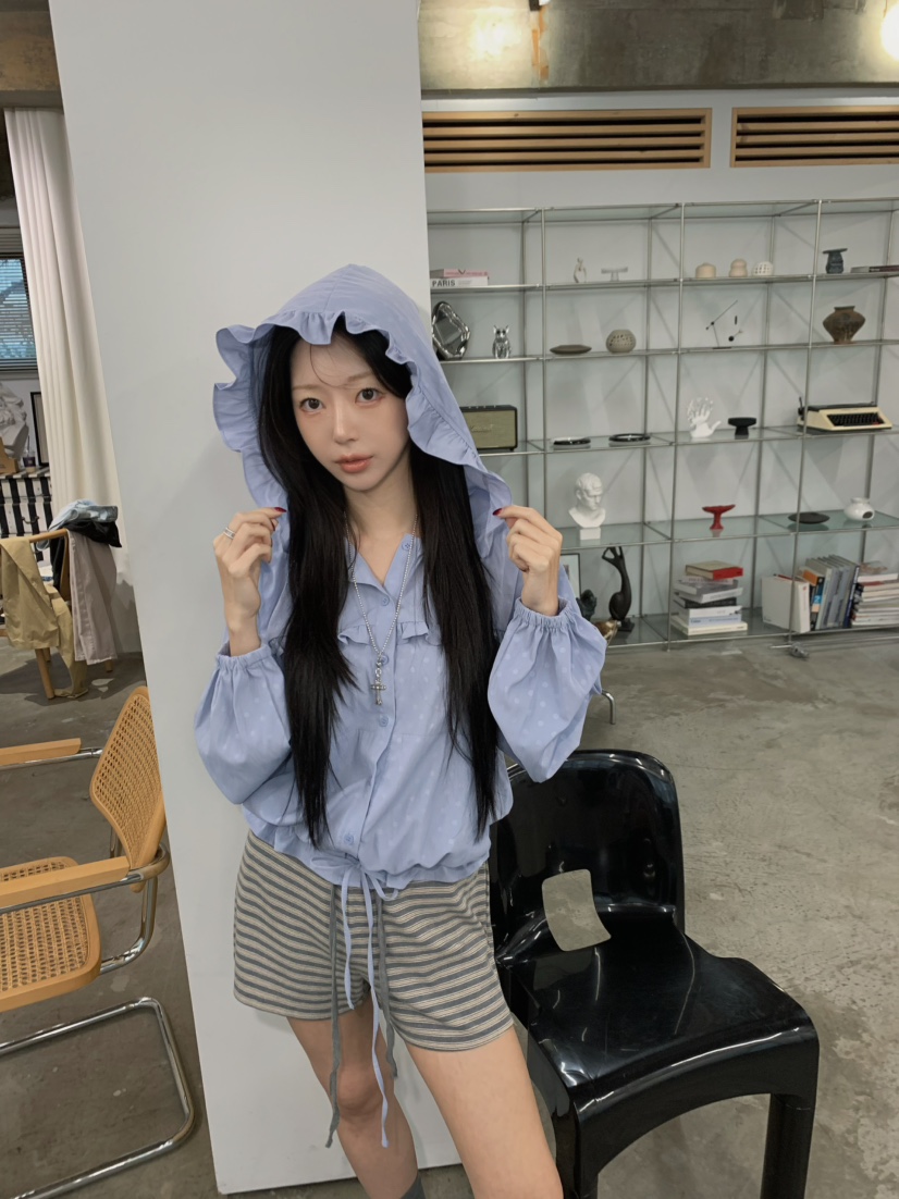 MARKE-P韓國直郵女士新款推薦時尚熱賣真品人氣襯衫蕾絲衫MARKE-P襯衫/蕾絲衫