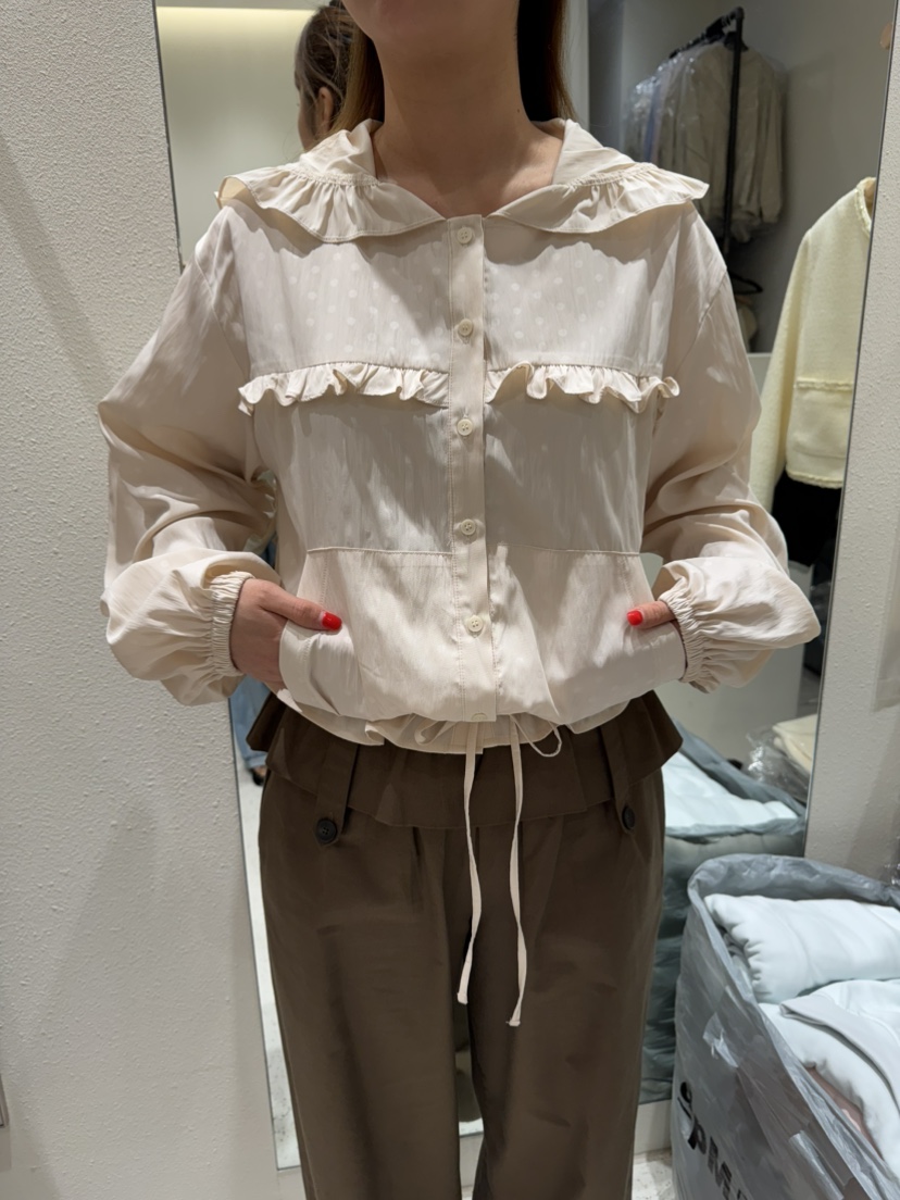 MARKE-P韓國直郵女士新款推薦時尚熱賣真品人氣襯衫蕾絲衫MARKE-P襯衫/蕾絲衫