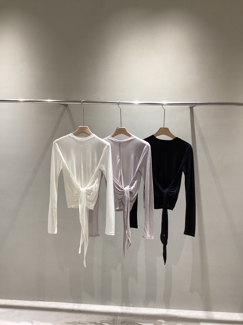 NEAR LEAP-P東大門代購女裝新品熱賣休閑真品長袖T恤腰帶NEAR LEAP/The N:L長袖T恤