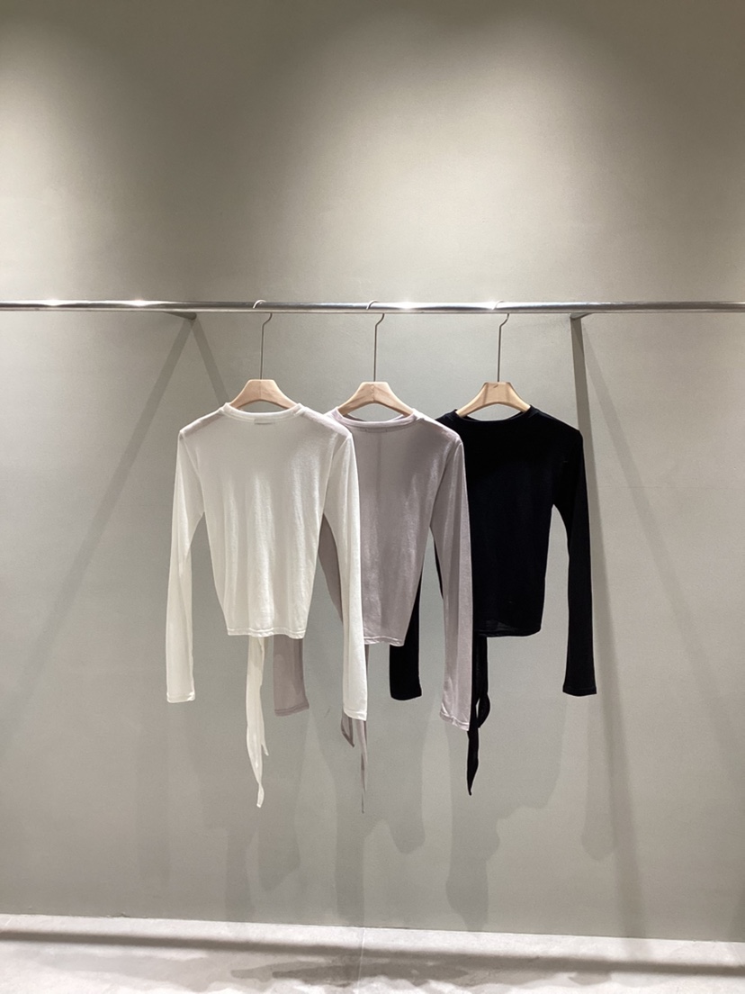 NEAR LEAP-P東大門代購女裝新品熱賣休閑真品長袖T恤腰帶NEAR LEAP/The N:L長袖T恤