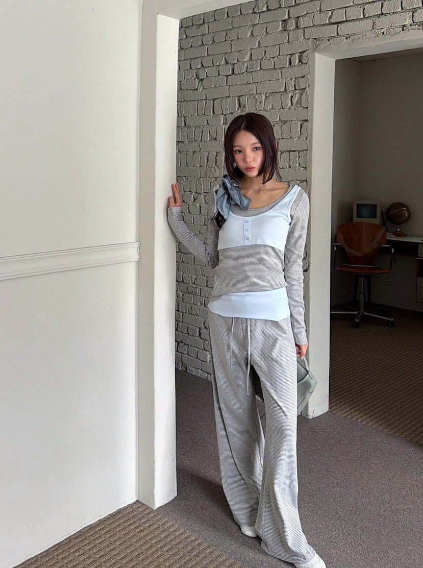 MARKE-P東大門直郵女裝新品熱賣時尚休閑真品人氣長袖T恤MARKE-P長袖T恤