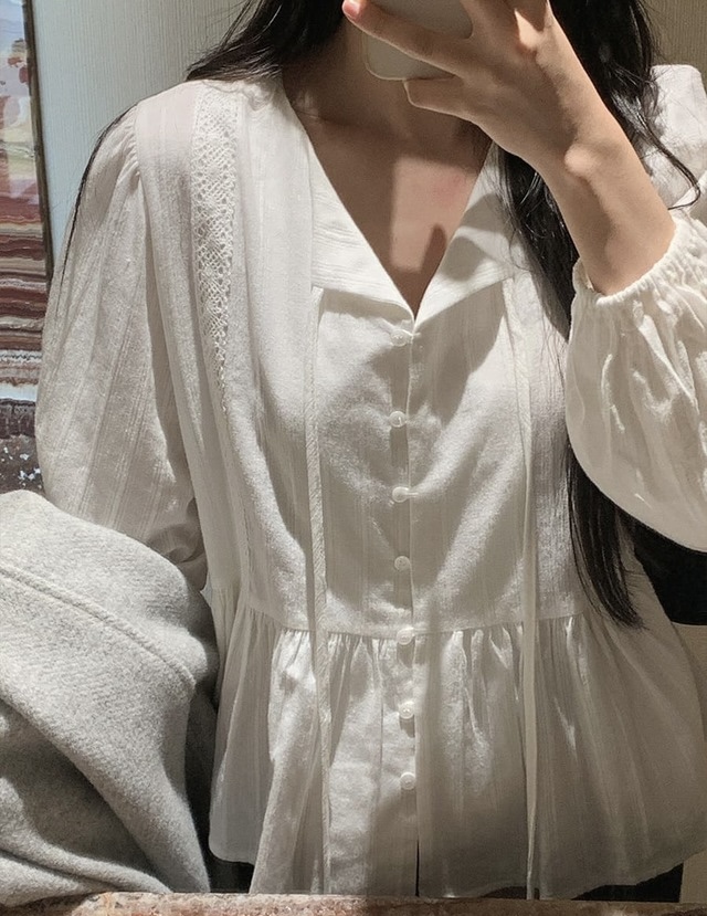 FRILL-T/DADA東大門直郵女裝新品人氣熱賣時尚襯衫蕾絲衫FRILL-T/DADA襯衫/蕾絲衫