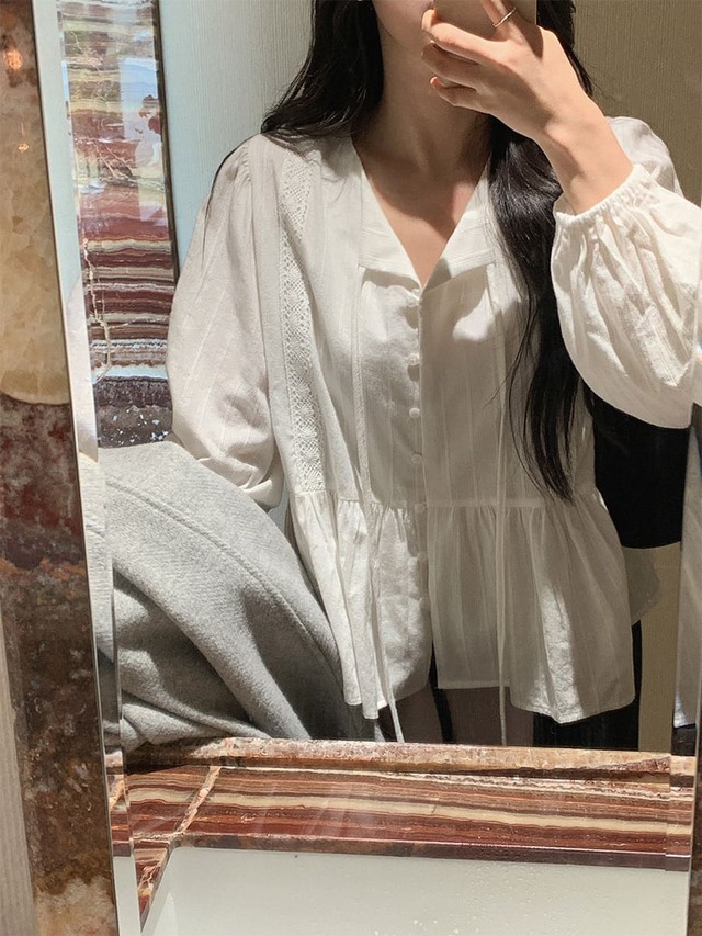FRILL-T/DADA東大門直郵女裝新品人氣熱賣時尚襯衫蕾絲衫FRILL-T/DADA襯衫/蕾絲衫