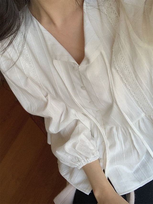 FRILL-T/DADA東大門直郵女裝新品人氣熱賣時尚襯衫蕾絲衫FRILL-T/DADA襯衫/蕾絲衫