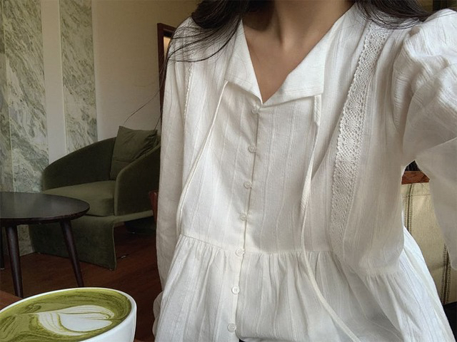 FRILL-T/DADA東大門直郵女裝新品人氣熱賣時尚襯衫蕾絲衫FRILL-T/DADA襯衫/蕾絲衫