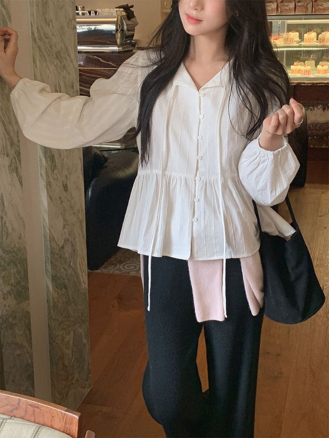 FRILL-T/DADA東大門直郵女裝新品人氣熱賣時尚襯衫蕾絲衫FRILL-T/DADA襯衫/蕾絲衫