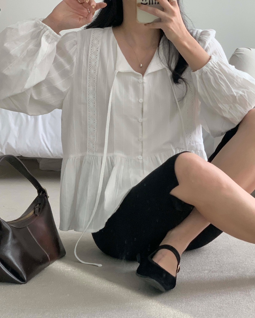 FRILL-T/DADA東大門直郵女裝新品人氣熱賣時尚襯衫蕾絲衫FRILL-T/DADA襯衫/蕾絲衫