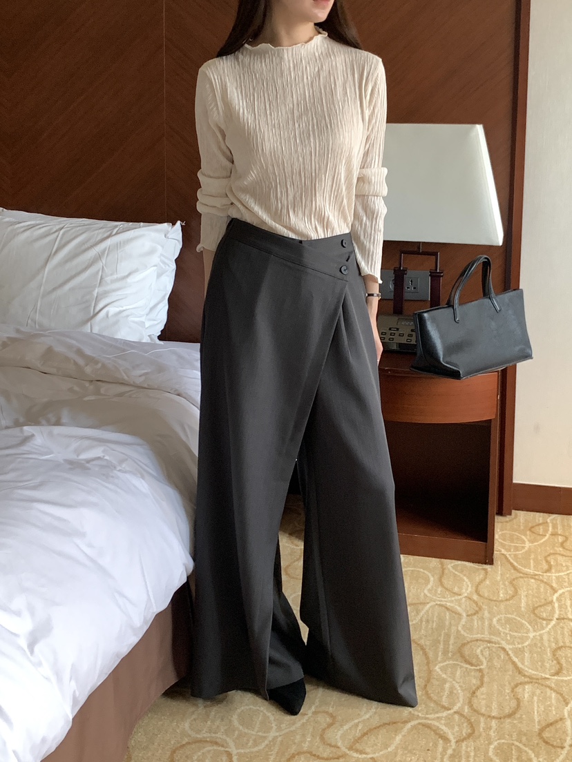 FRILL-T/DADA東大門代購女裝新品人氣休閑推薦時尚休閑褲FRILL-T/DADA休閑褲