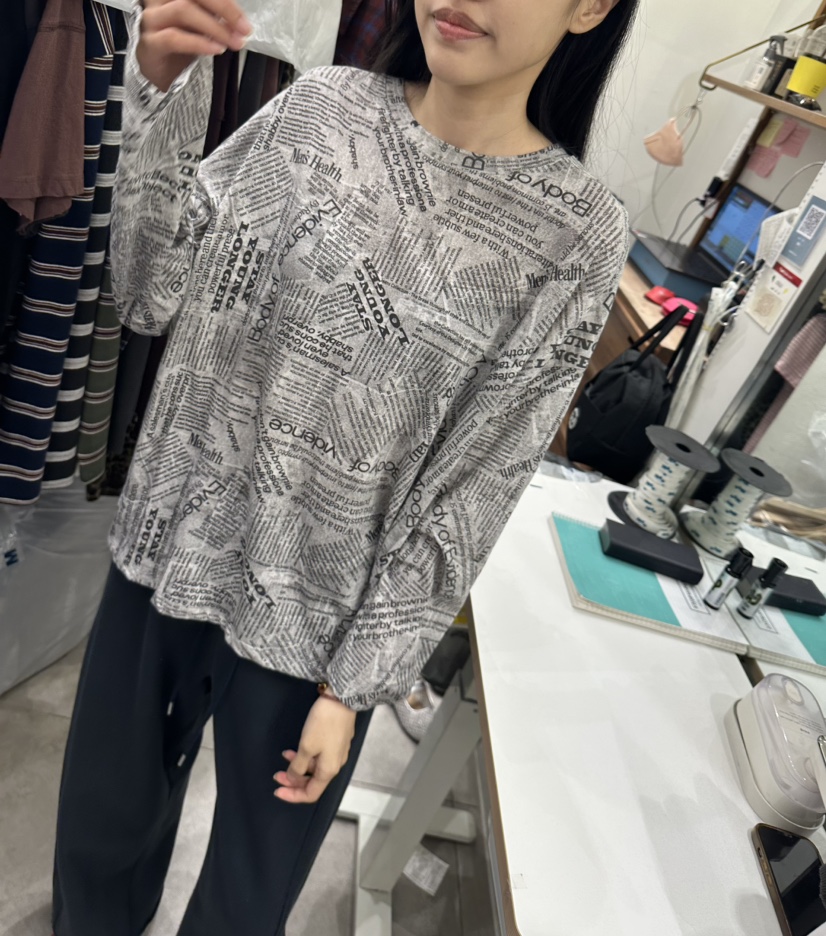 CELLI韓國直郵女裝新款真品推薦熱賣休閑人氣長袖T恤染色CELLI長袖T恤