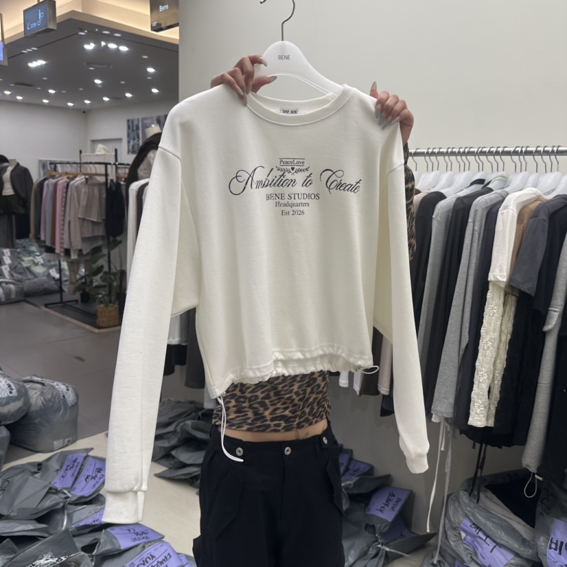 BENE韓國代購女士新款休閑熱賣真品人氣推薦時尚衛衣SHOP BENE_Bene衛衣圖色1