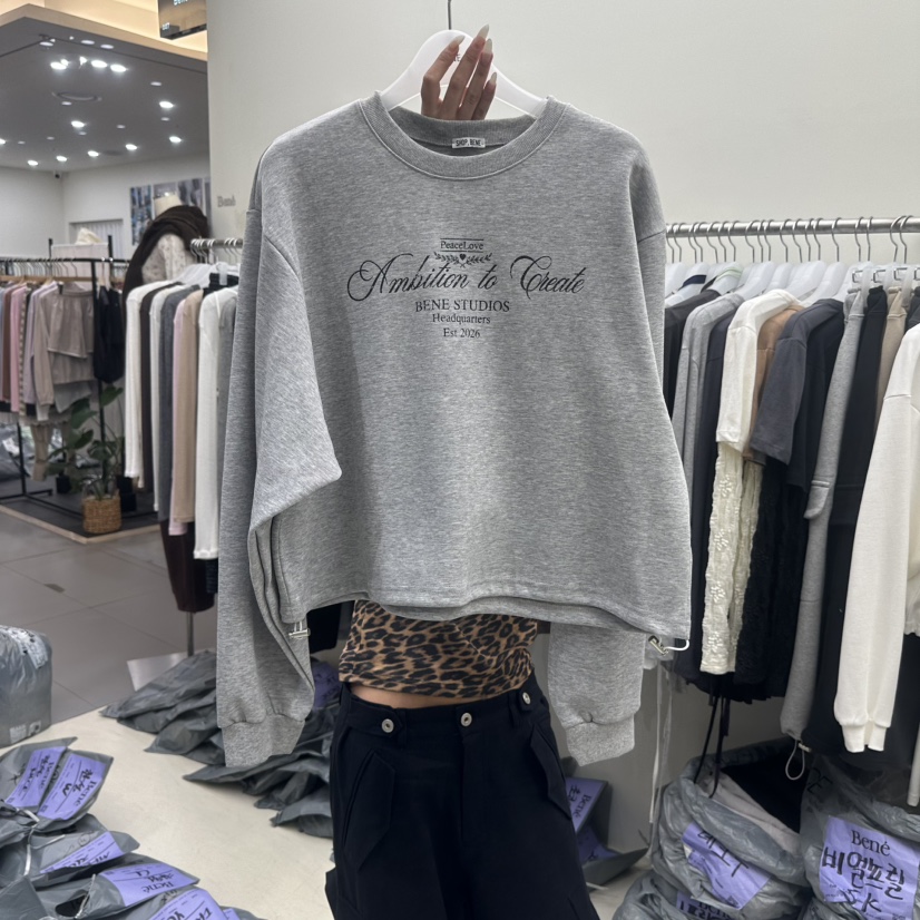 BENE韓國代購女士新款休閑熱賣真品人氣推薦時尚衛衣SHOP BENE_Bene衛衣圖色2