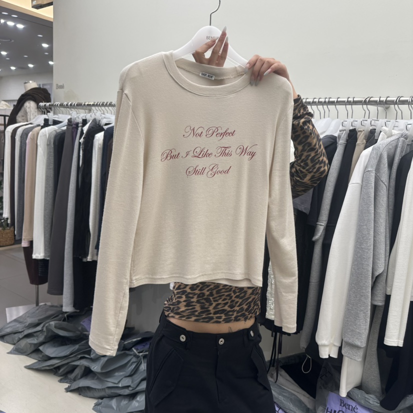 BENE東大門實拍女裝新款真品熱賣休閑人氣時尚推薦長袖T恤SHOP BENE_Bene長袖T恤圖色2