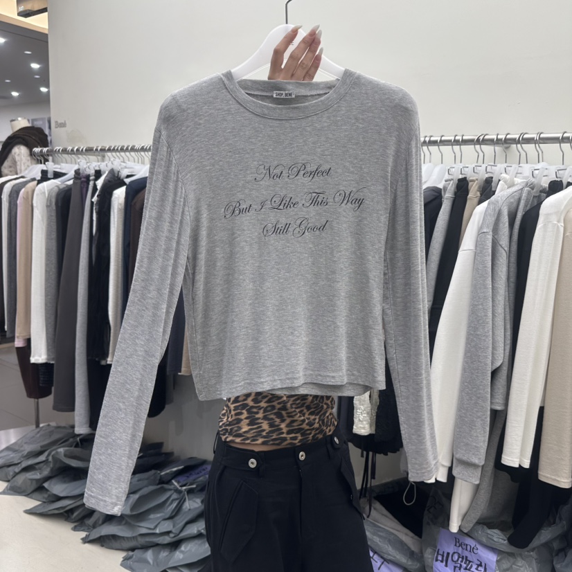 BENE東大門實拍女裝新款真品熱賣休閑人氣時尚推薦長袖T恤SHOP BENE_Bene長袖T恤圖色3