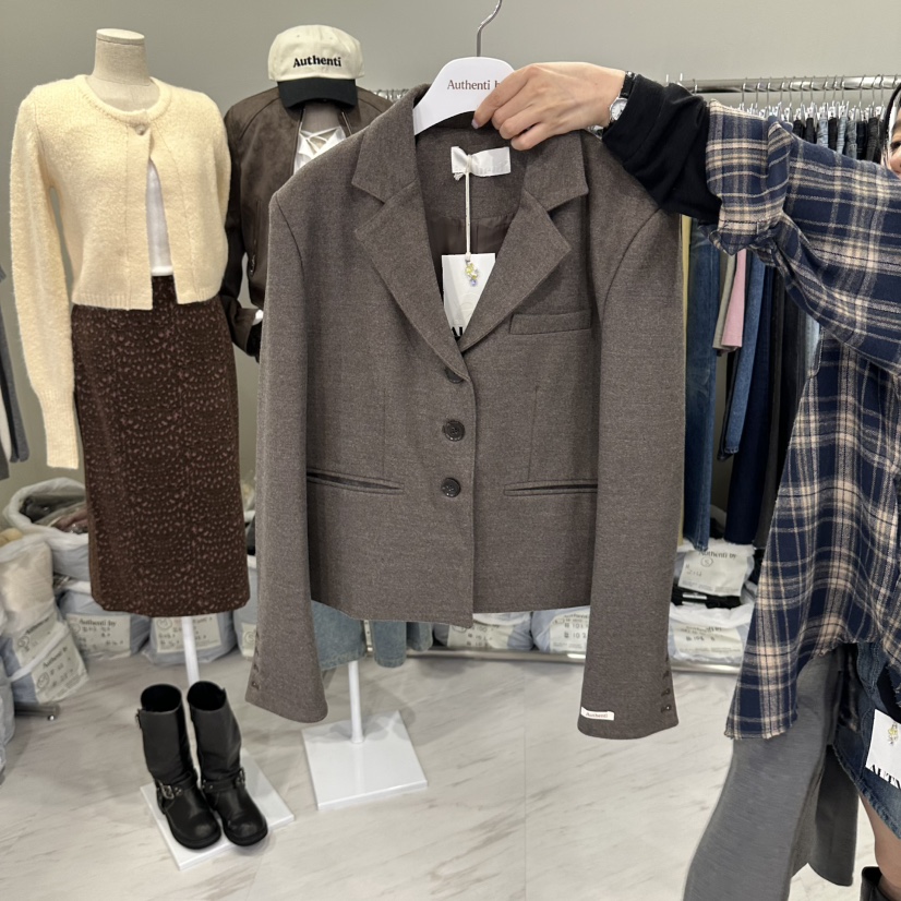 AUTHENTIBY東大門實拍女士新款休閑真品熱賣推薦西裝西服AUTHENTIBY西裝/西服圖色2