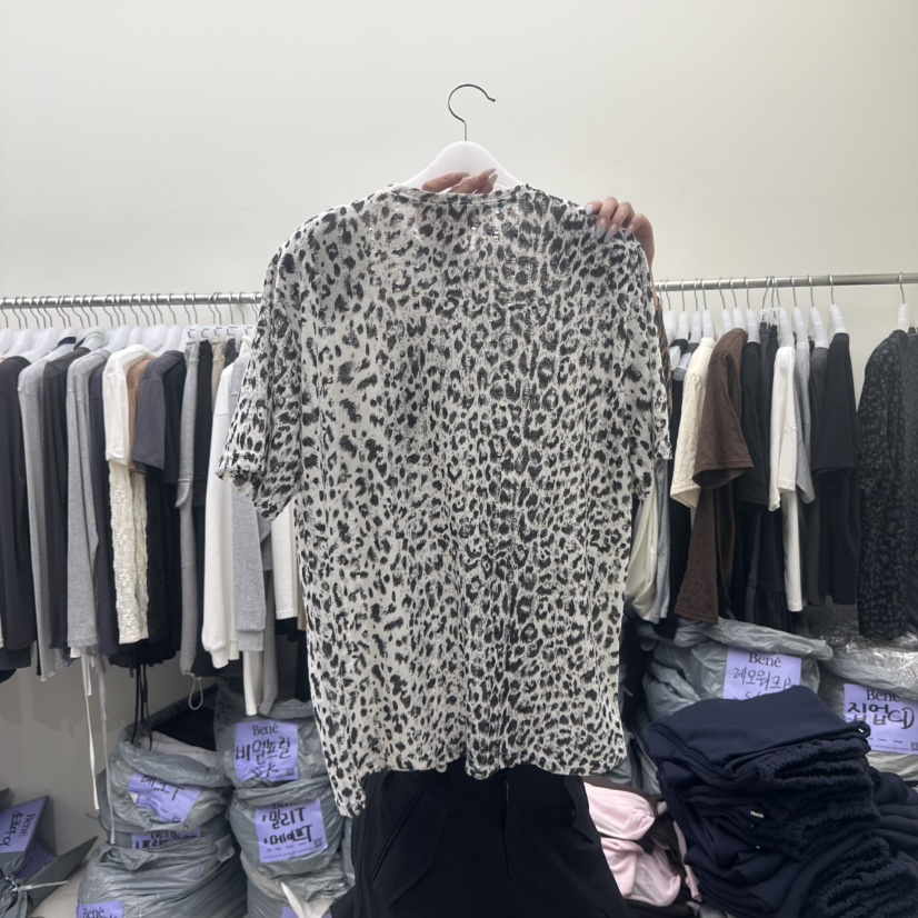 BENE東大門實拍女士新款真品推薦時尚熱賣休閑T恤復古豹紋SHOP BENE_BeneT恤