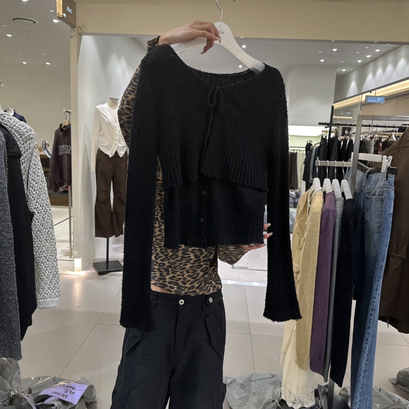 BENE東大門直郵女裝新品休閑時尚真品熱賣人氣推薦針織衫SHOP BENE_Bene針織衫圖色2黑色