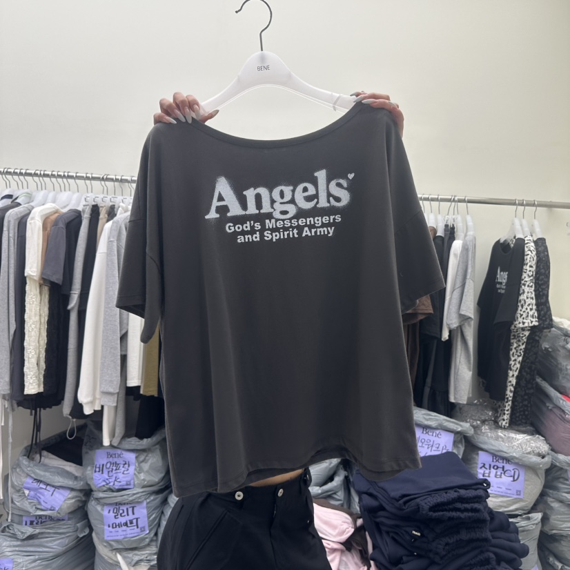 BENE東大門實拍女士新品休閑人氣時尚真品熱賣推薦T恤SHOP BENE_BeneT恤圖色2墨色