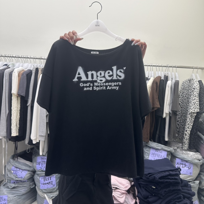 BENE東大門實拍女士新品休閑人氣時尚真品熱賣推薦T恤SHOP BENE_BeneT恤圖色3黑色