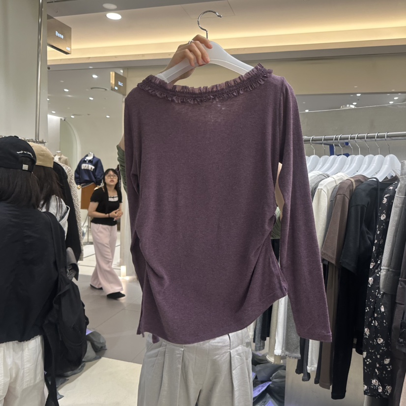 BENE韓國直郵女士新款推薦熱賣休閑真品人氣時尚長袖T恤SHOP BENE_Bene長袖T恤
