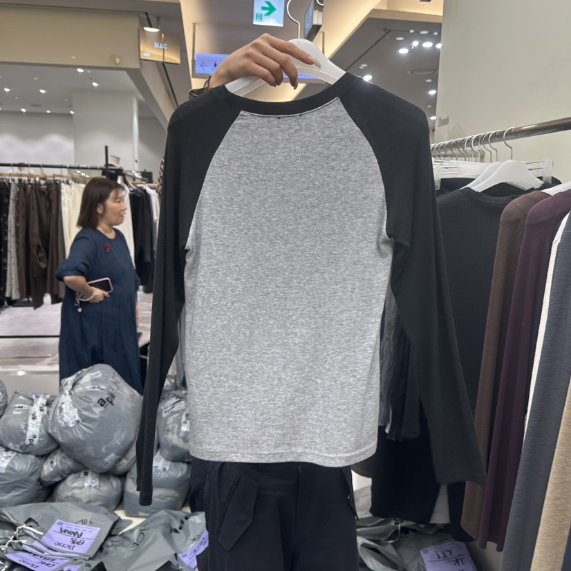 BENE韓國直郵女裝新款休閑時尚人氣真品推薦熱賣長袖T恤SHOP BENE_Bene長袖T恤