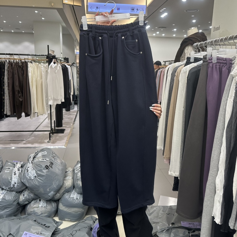 BENE韓國代購女裝新品推薦休閑熱賣真品人氣休閑褲不含腰帶SHOP BENE_Bene休閑褲圖色3
