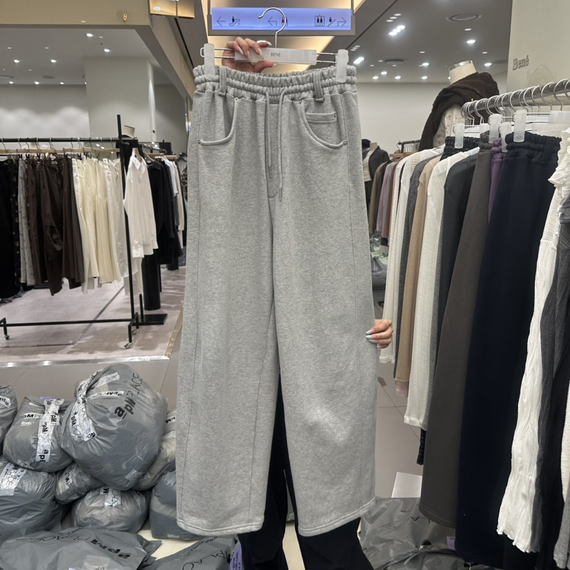 BENE韓國代購女裝新品推薦休閑熱賣真品人氣休閑褲不含腰帶SHOP BENE_Bene休閑褲圖色4