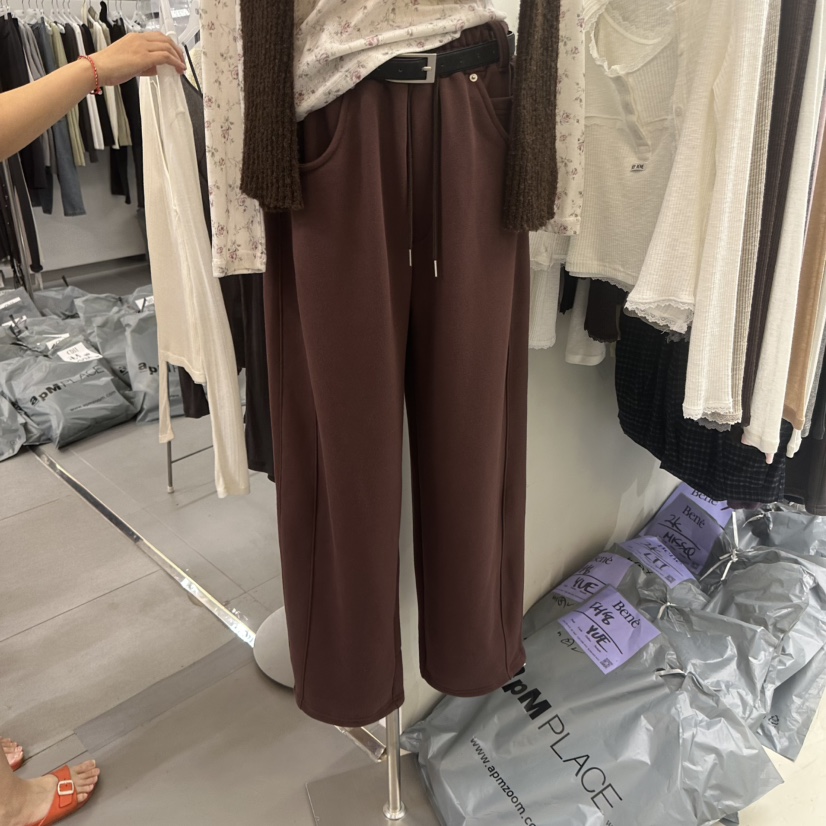 BENE韓國代購女裝新品推薦休閑熱賣真品人氣休閑褲不含腰帶SHOP BENE_Bene休閑褲圖色6