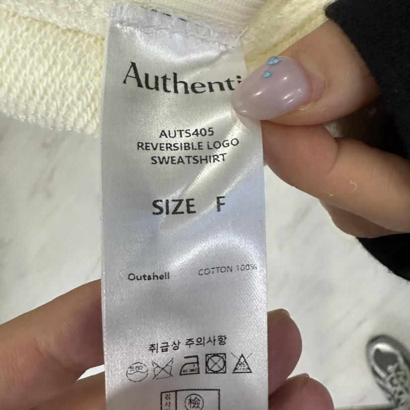 AUTHENTIBY東大門實拍女裝新款人氣熱賣休閑時尚衛衣雙面AUTHENTIBY衛衣