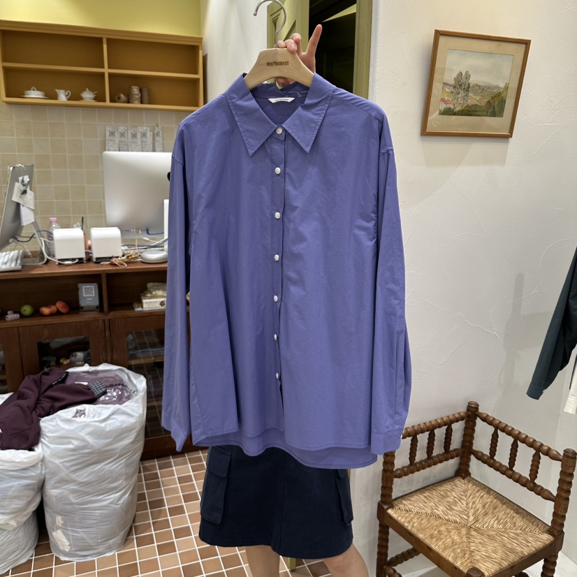 OURMOMENT東大門直郵女士新款熱賣真品時尚推薦襯衫蕾絲衫OURMOMENT襯衫/蕾絲衫圖色4
